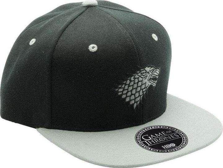 Produktbild ABYstyle GAME OF THRONES - Snapback Cap - Black Grey - Stark