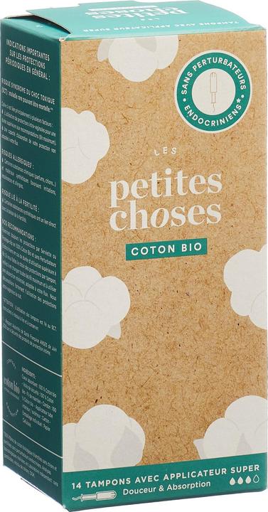 Produktbild Les Petites Choses Tampons mit Applikator super Bio (14 x)