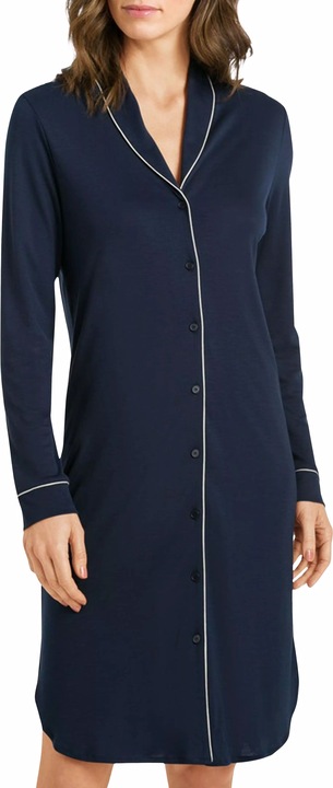 Immagine prodotto Hanro Camicia da notte Natural Comfort - 100 cm di lunghezza - manica lunga (L)