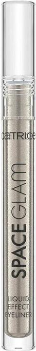 Actual product image Catrice Space Glam Liquid Effect Eyeliner No. 010 Silver - Long-Lasting (010 Moonstone Metallic)