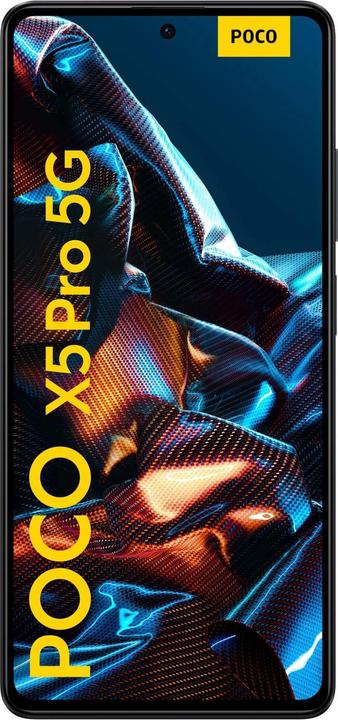 Actual product image Xiaomi Poco X5 Pro (128 GB, Black, 6.67", Dual SIM, 5G)