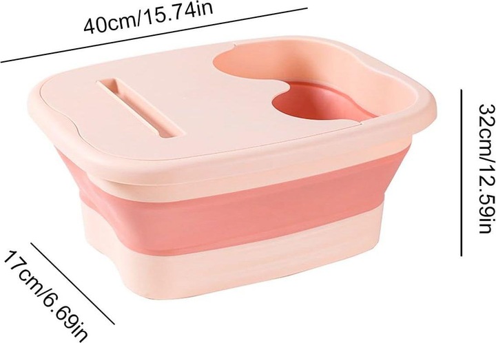 Actual product image König Design Faltbare Fussbadewanne Fussmassage Fussmassagegerät Fussbad Spa Pediküre 21 Liter
