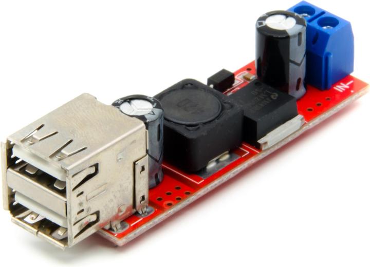 Produktbild Purecrea 5V 3A LM2596 DC-DC Step-Down mit USB