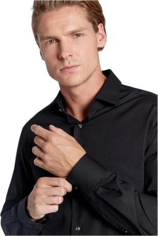 Produktbild Michael Kors Herren-Popeline-Stretch-Slim-Hemd (44)