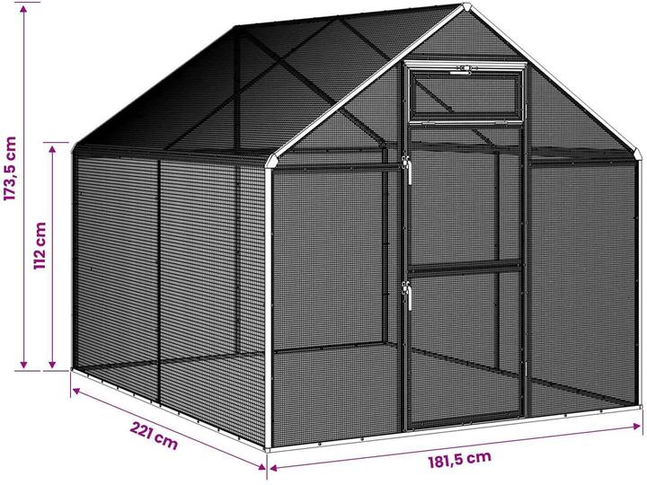 Produktbild vidaXL Vogelkäfig