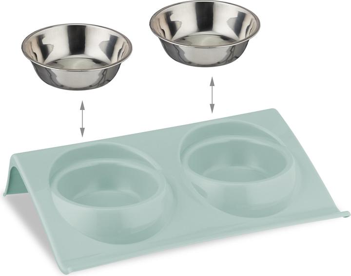 Image du produit Relaxdays 2x double gamelle (0.15 l)