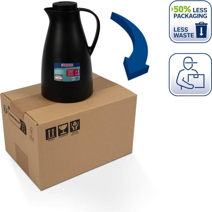 Produktbild Leifheit Isolierkanne Harmonic 1 l schwarz (1 l)