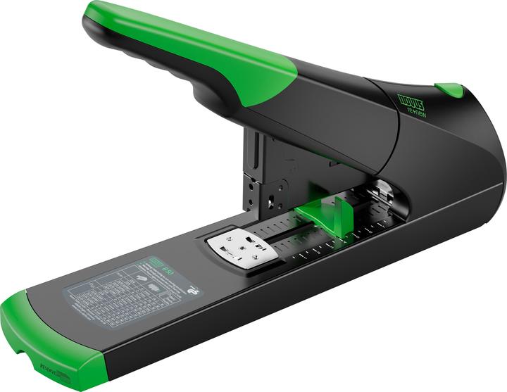 Actual product image Novus Stapler B56 RE+NEW black/green (200 Sheets)