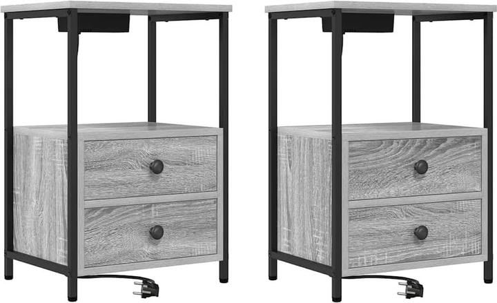 Actual product image vidaXL Bedside table (40 x 31 x 60 cm)