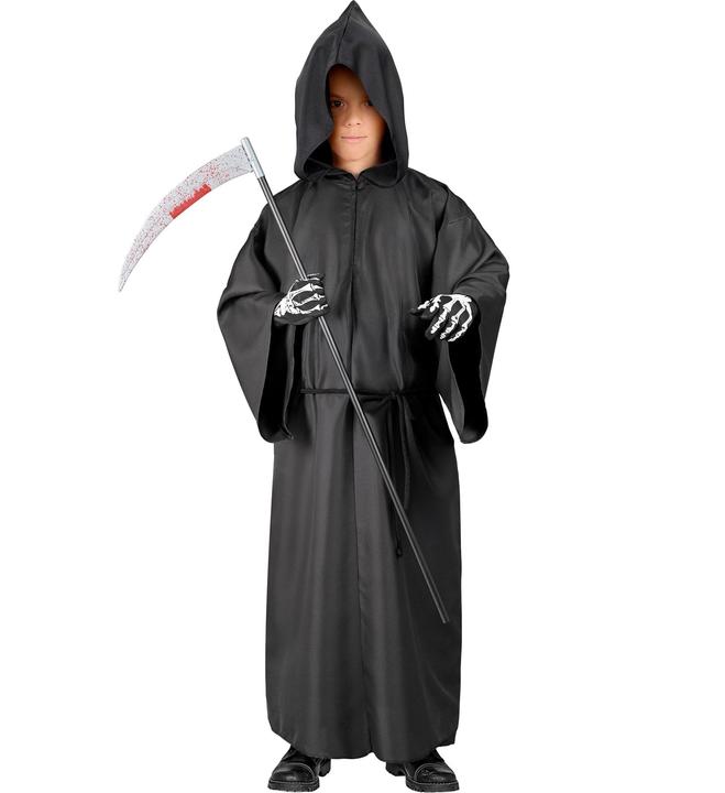 Immagine prodotto Widmann Costume da scheletro per bambini con cappuccio e cintura