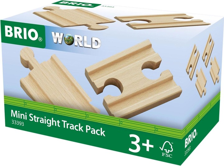 Actual product image Brio 1/4 Straight Compensation Rails