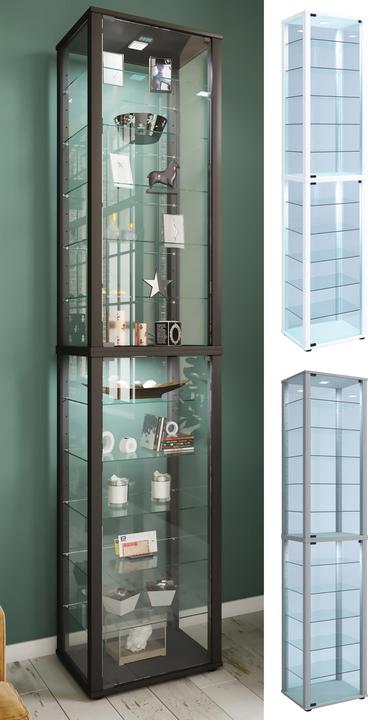 Image du produit VCM Stand de collection Vitrine bois verre Kavis XXL (50 x 30 cm)