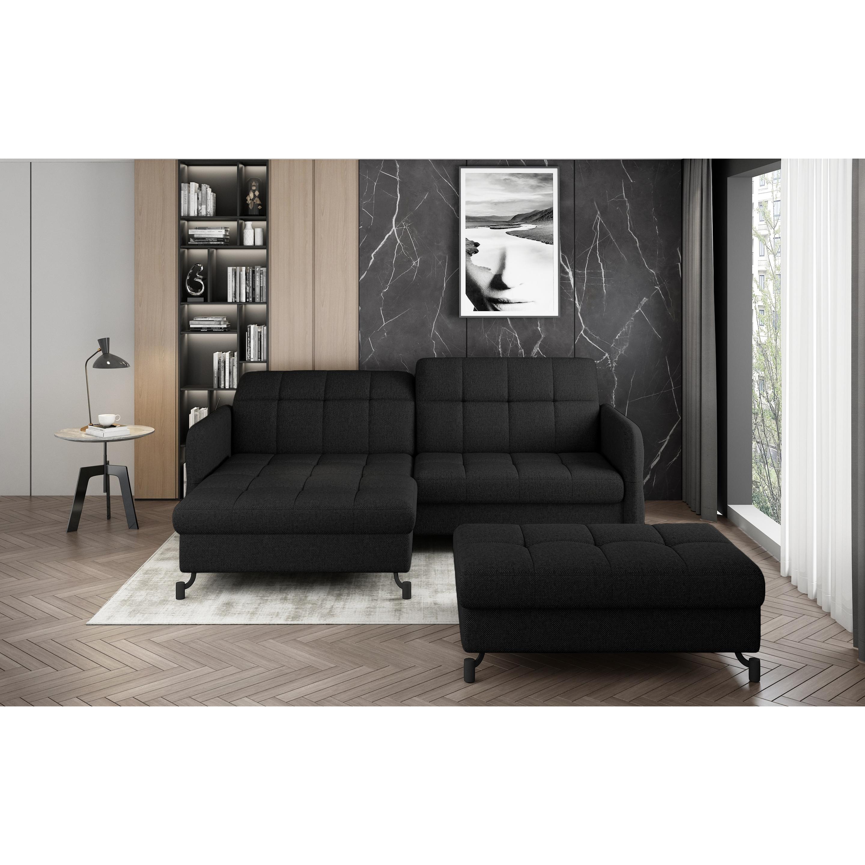 ELTAP, Sofa, Narożnik Lorelle + Pouf (Ecksofa, Polstergruppe, Bettsofa)