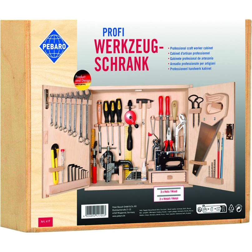 Thumbnail - Pebaro, Werkzeugkoffer, Kinder-Werkzeugschrank gross (43 Teile)
