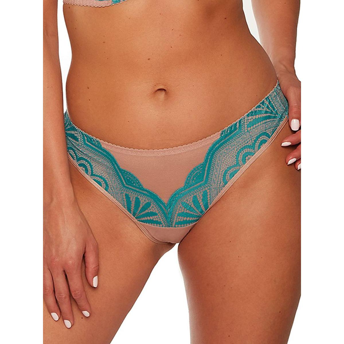 Gaia, Damen, Unterhosen, brasilianisches Höschen, Beige, (S)