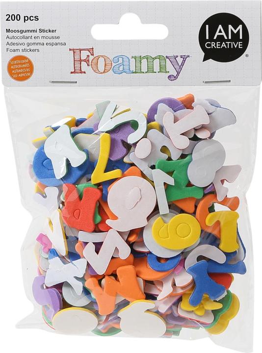 Actual product image I Am Creative Sponge rubber shapes