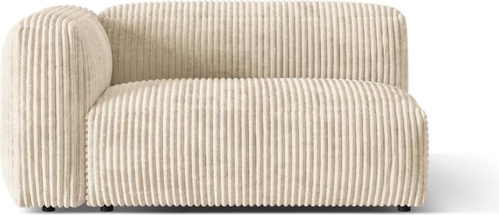 Image du produit Micadoni Chauffeuse Gauche, "Martina", 1 Place, 160x106x75 Fabriqué en Europe (Canapé modulaire, 1 place)