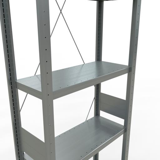 Actual product image Schulte Lagertechnik MULTIplus250 basic racking system with cross braces