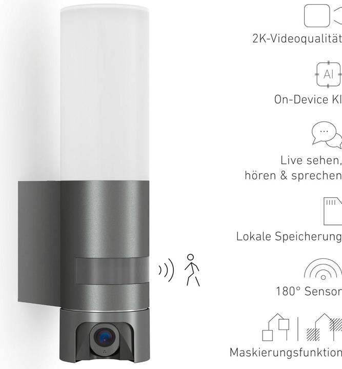 Produktbild Steinel 625 CAM SC ANT 092597 LED-Aussenwandleuchte 14 W Warmweiss (925 lm, IP44)