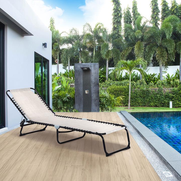 Actual product image Outsunny Folding lounger (197 cm)