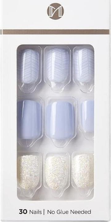 Immagine prodotto KISS My Face - imPRESS Nails Lavender Whisper - Unghie autoadesive (30 pezzi) - - - - (Unghie artificiali, Sussurro di lavanda)