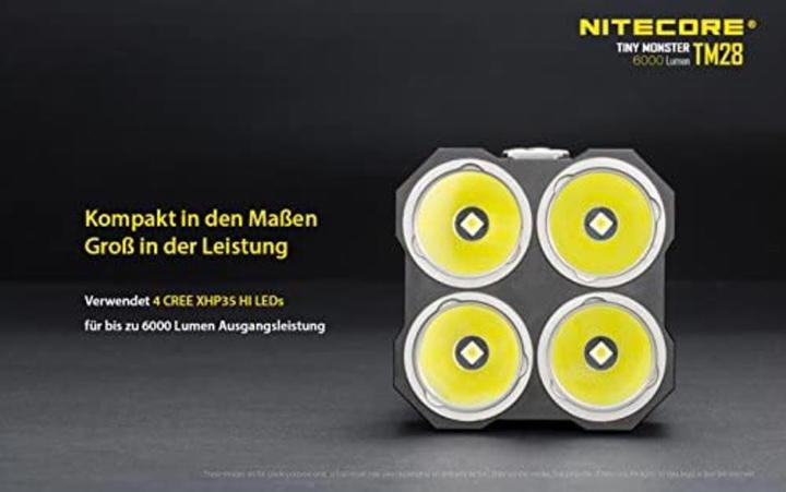 Produktbild Nitecore TM28 - 6000 Lumen (14.20 cm, 6000 lm)