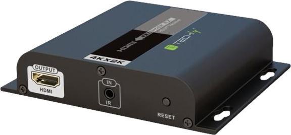 Techly HDMI Extender with IR on HDbitT 4K UHD Cat.6 cable up to 120m