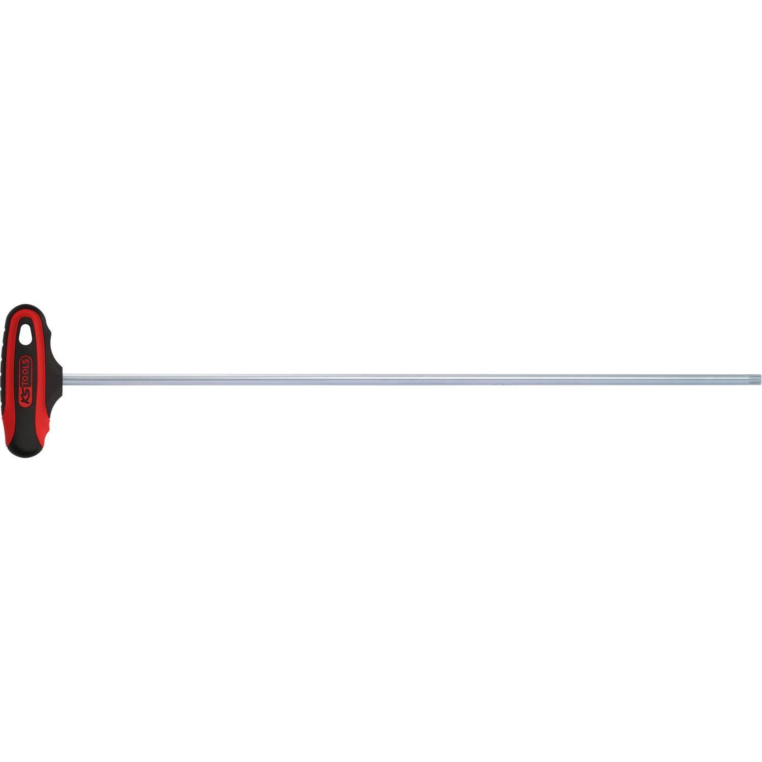 KS Tools, Schraubenzieher, ERGOTORQUEplus T-Griff RIBE Profil, extra lang, 6 mm