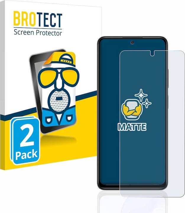 Actual product image BROTECT Anti-glare screen protector matt (2 Piece, Xiaomi Redmi Note 11 Pro 5G)