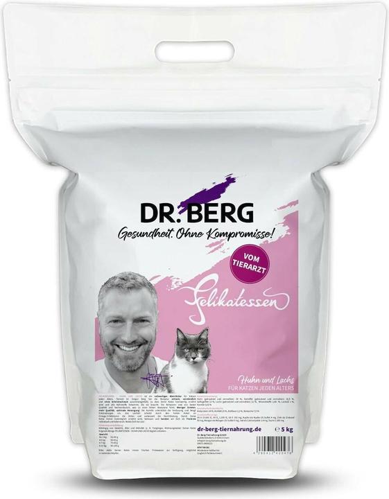 Produktbild Dr. Berg Trockenfutter Felikatessen Huhn+Lachs, 5 kg (Junior, 1 Stk., 5000 g)