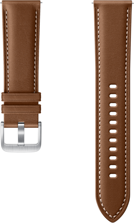 Samsung Stitch Leather Band (45 mm, Genuine leather, Galaxy Watch 3)