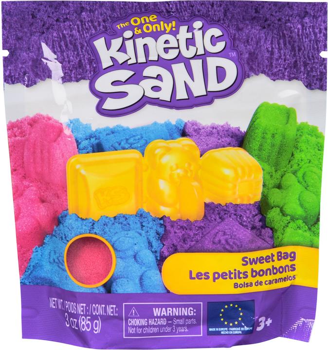 Spin Master AMIGO Kinetic Sand Sweet Bag - mit 85 g magischem Sand in Einer von Vier Farben (Auswahl zufällig) u