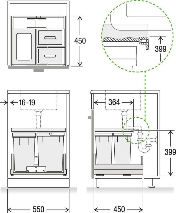 Immagine prodotto Müllex X-Line X55 M17 Basic (20 l)