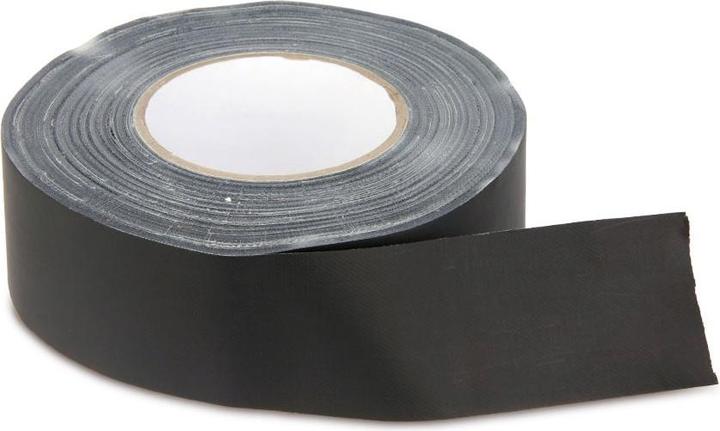 Priotec KLEBEBAND Gewebe-Klebeband Stage Tape MATT80, schwarz, 50 mm x 50 m (50 mm)