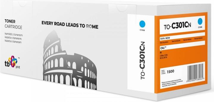 Image du produit Lenovo Toner pour OKI C301 TO-C301CN CY 100% neuf