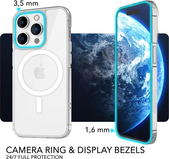 Actual product image Nalia Clear Transparent Silicone Sleeve (Apple iPhone 14 Pro Max)
