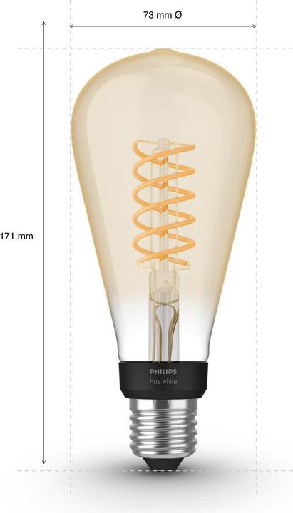 Produktbild Philips Hue Giant BT (E27, 7 W, 550 lm, 1 x, G)