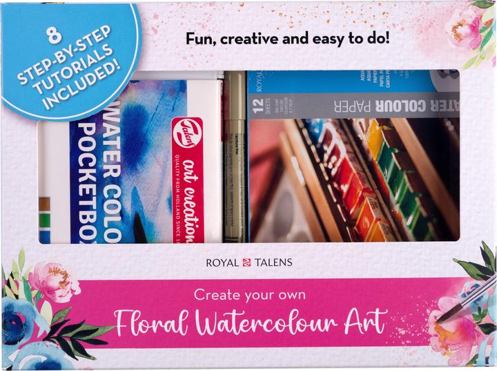 Produktbild Talens Aquarell floral Set