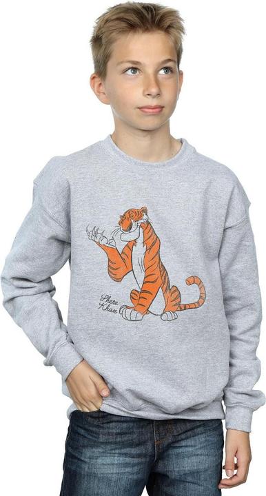 Actual product image Disney Boys The Jungle Book Classic Shere Khan Sweatshirt (140, 146)