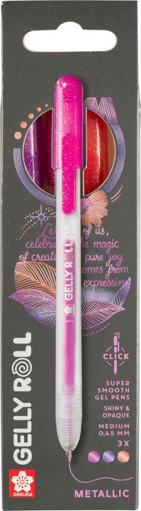 Image du produit Sakura Roller Gelly Clicker (Lila, Pink, Rouge, 3x)