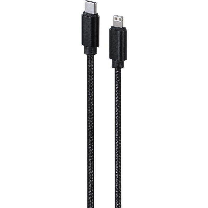 Gembird Cotton braided CM to 8-pin cable with metal connectors, 1.8 m, black (1.80 m, USB 2.0), USB Kabel