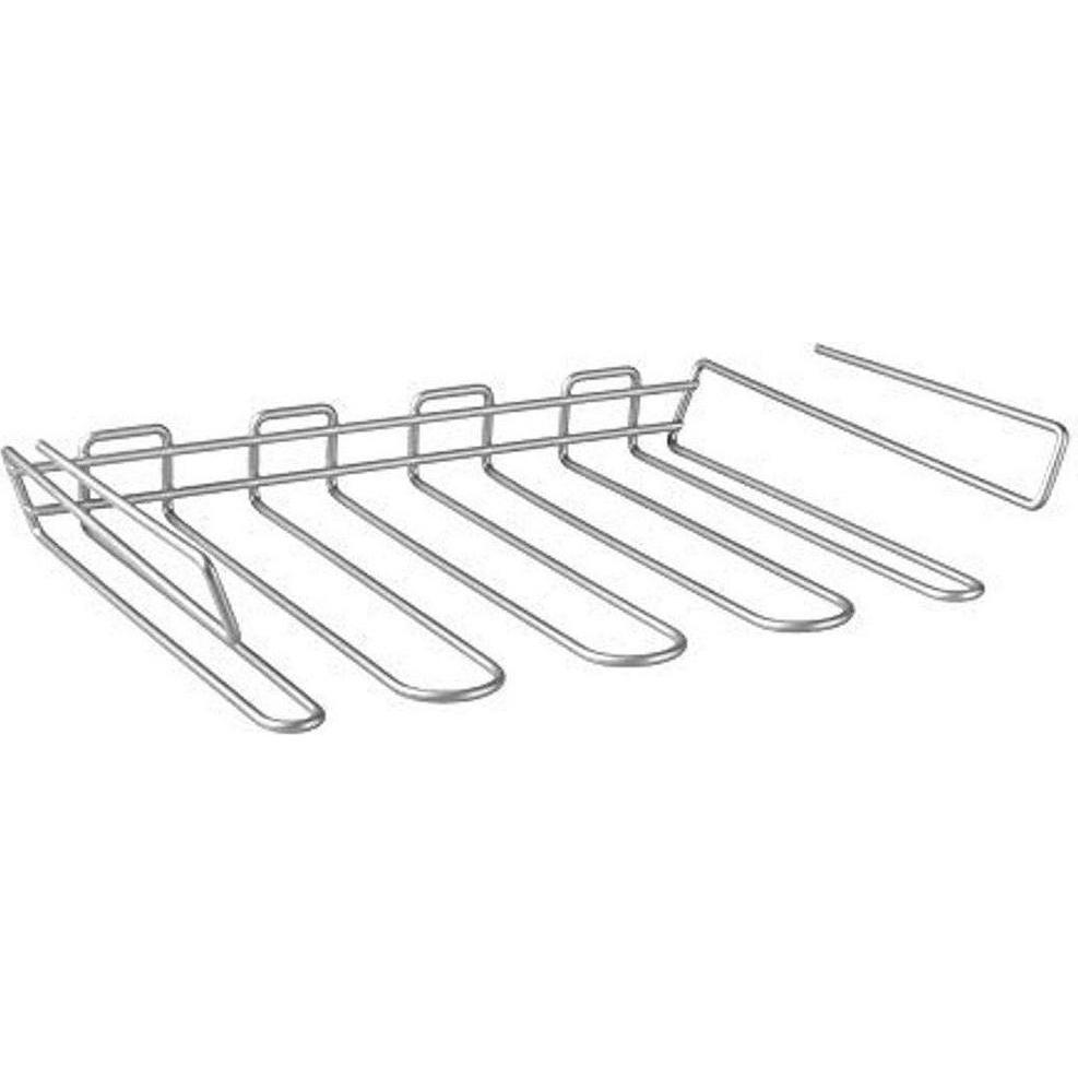 Metaltex Supporto per bicchieri My-crystal 38 x 26 x 7 cm fino a circa 12 bicchieri con un diametro di base, Organizzatori per la cucina, Argento