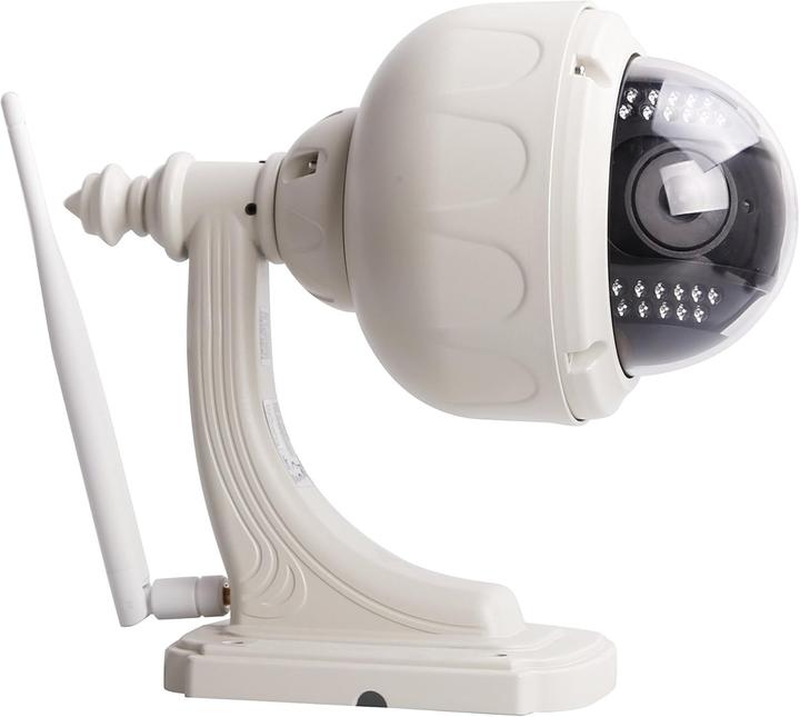 Image du produit LKM security Caméra IP rotative et pivotante, vision nocturne, zoom 5x, grand angle, résistante aux intempéries (1280 x 720 pixels)