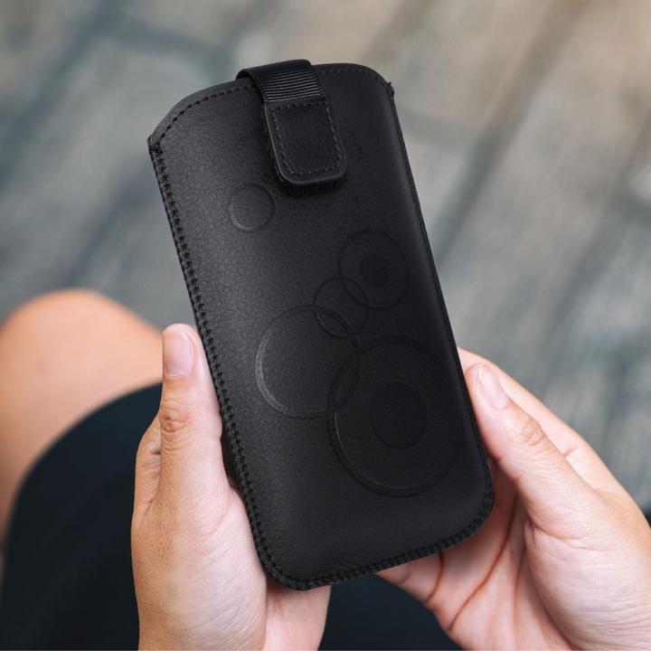Produktbild No Name Etui Deko Sam A6 2018Hua P20 czarny black Nok 3.1Nok 5.1A20eA41 (Samsung Galaxy A41, Huawei P20, Samsung Galaxy S20, Huawei Y5 (2019), Samsung Galaxy A6, Samsung Galaxy A20e)