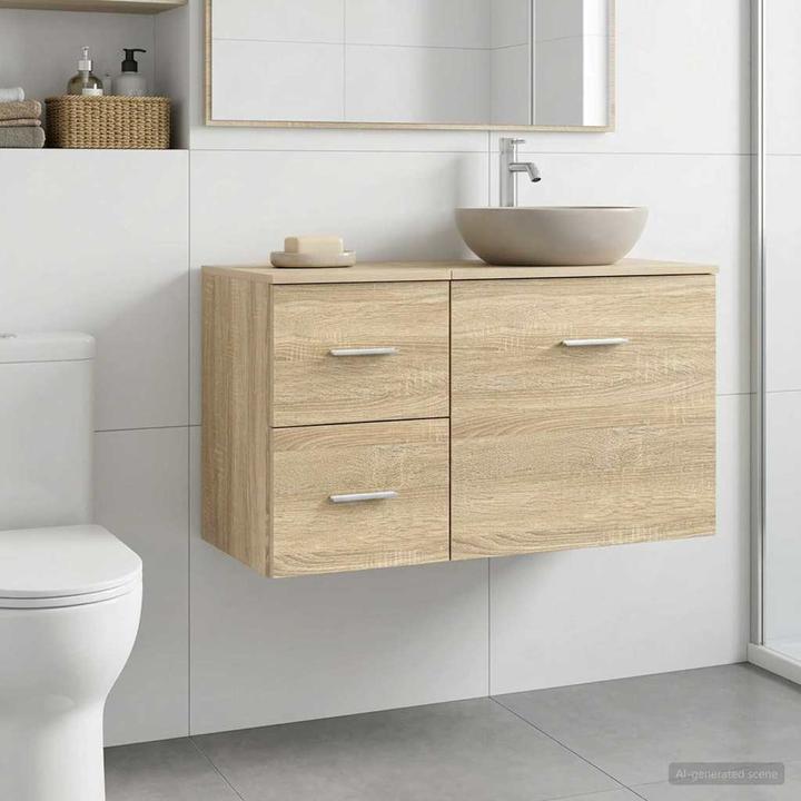 Produktbild vidaXL Badezimmerschrank (44.50 x 30 x 50 cm)