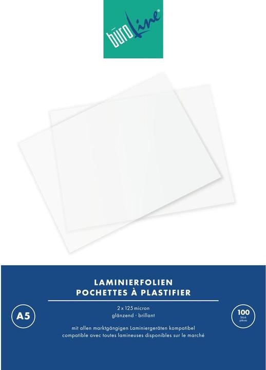 Produktbild BüroLine Laminier-Folien (A5, 100 Stk., 125 µm)