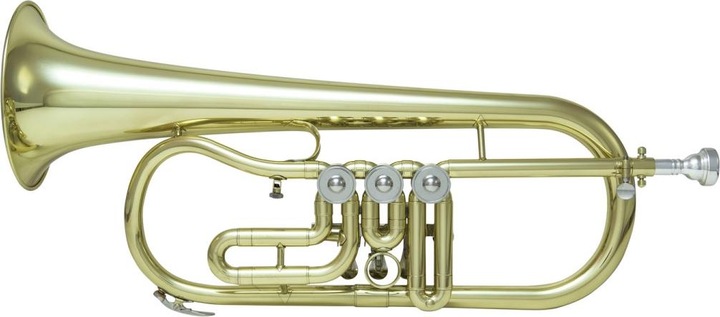 Actual product image Dimavery FH-310D Bb flugelhorn rotary valve (Flugelhorn)