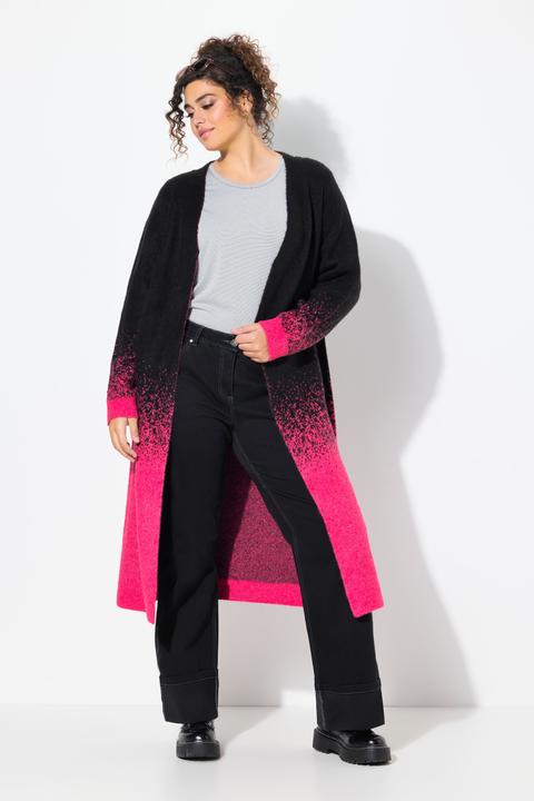 Immagine prodotto Ulla Popken cardigan lungo, sfumature di colore, taglio aperto, manica lunga (42, 44)