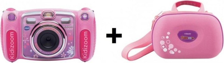 Produktbild VTech Kidizoom Duo 5.0 + Tragetasche Pink