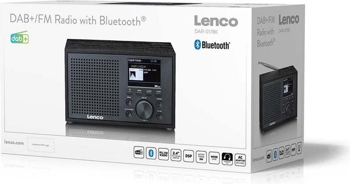 Image du produit Lenco DAR-017BK (DAB+ DAB, FM, Bluetooth)